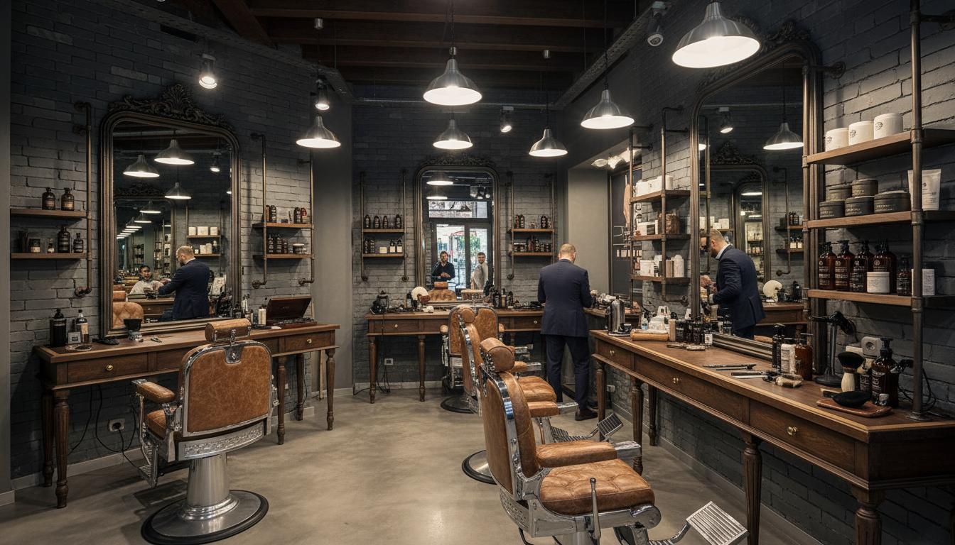 Interno barberia Tony Barbiere